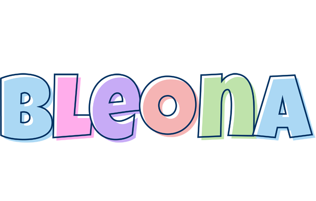 Bleona pastel logo