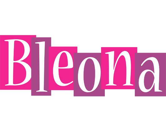Bleona whine logo