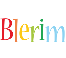 Blerim birthday logo