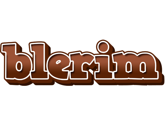 Blerim brownie logo