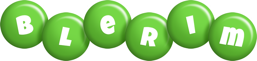 Blerim candy-green logo