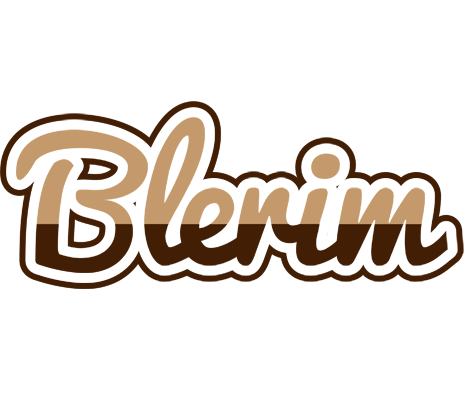 Blerim exclusive logo