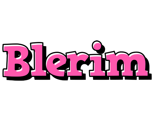 Blerim girlish logo