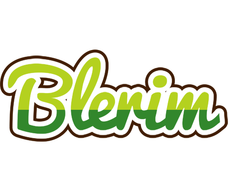 Blerim golfing logo