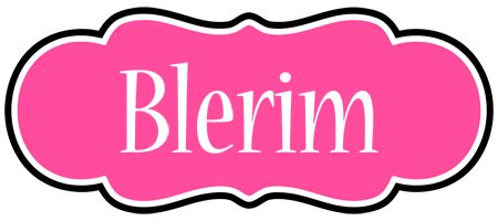 Blerim invitation logo