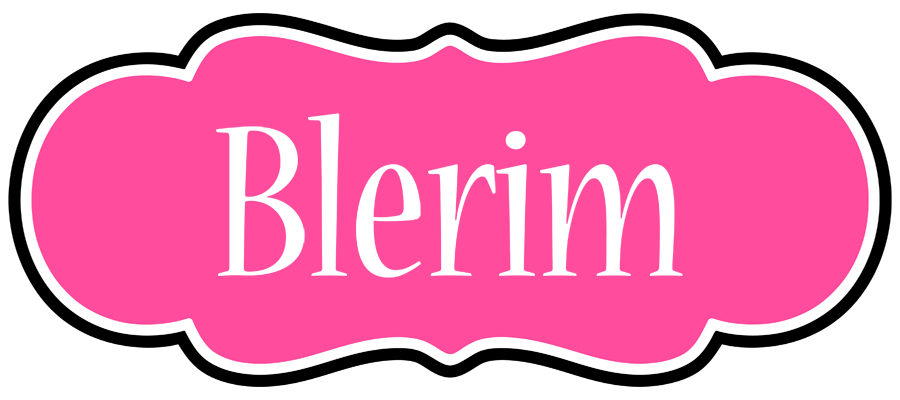 Blerim invitation logo