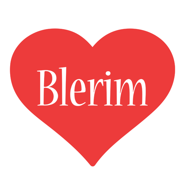 Blerim love logo