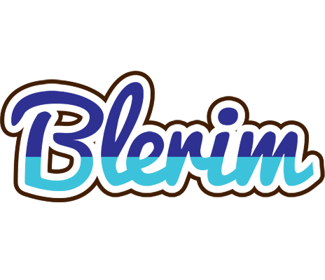 Blerim raining logo