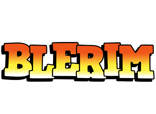 Blerim sunset logo