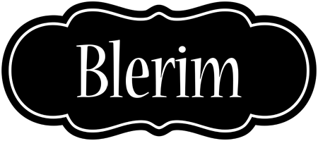 Blerim welcome logo