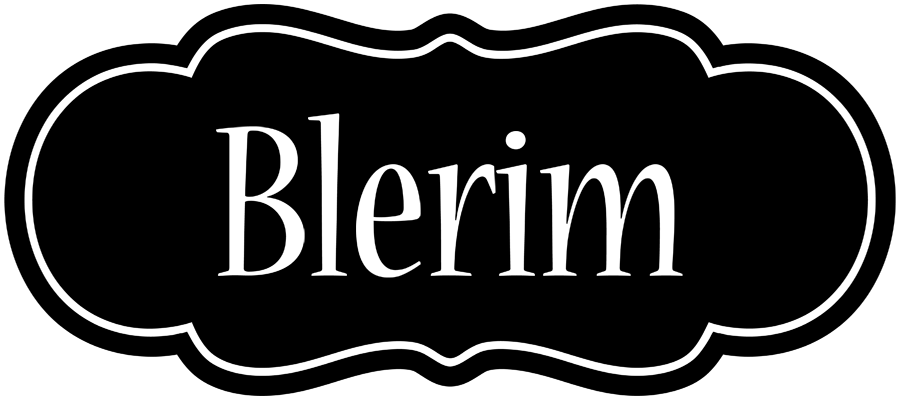 Blerim welcome logo