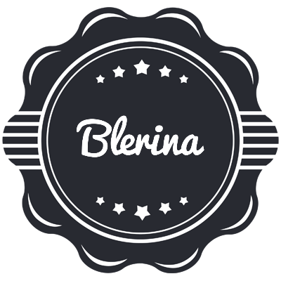 Blerina badge logo