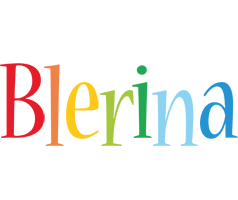 Blerina birthday logo