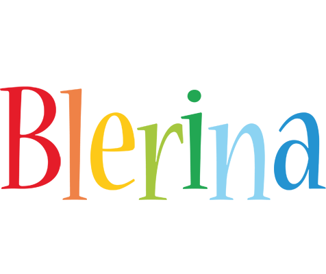 Blerina birthday logo