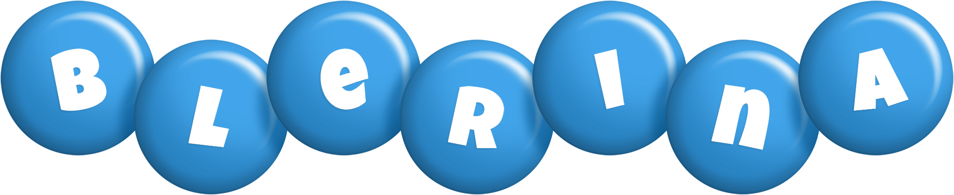 Blerina candy-blue logo