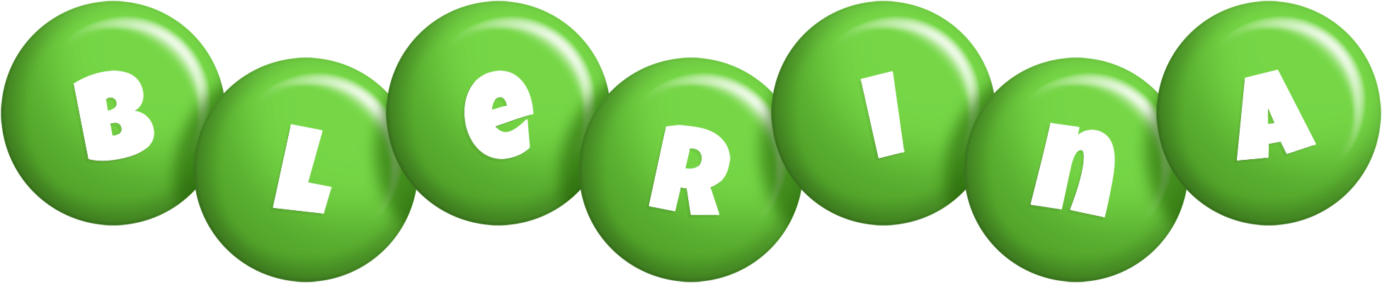 Blerina candy-green logo