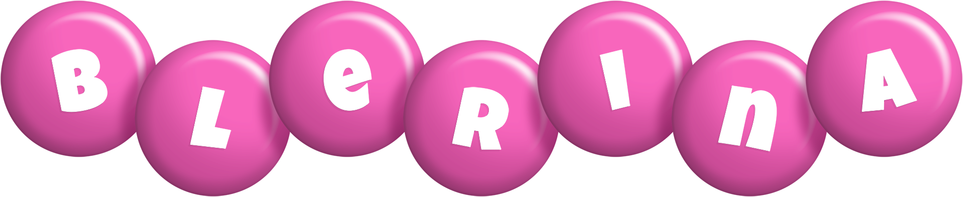 Blerina candy-pink logo