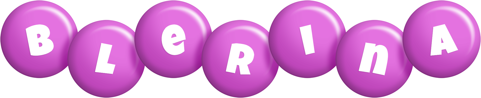Blerina candy-purple logo