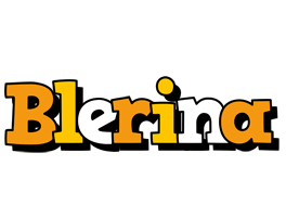 Blerina cartoon logo