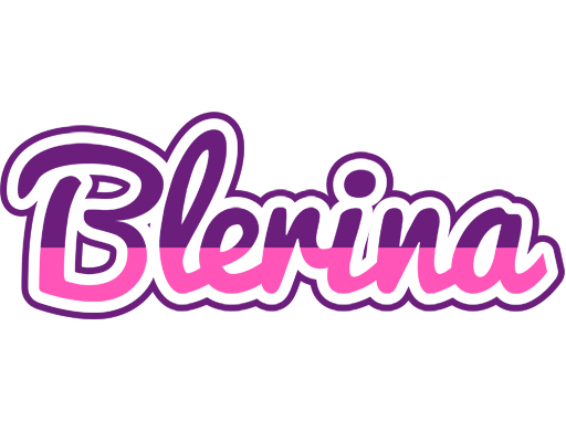Blerina cheerful logo