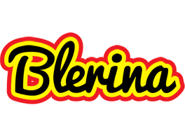 Blerina flaming logo