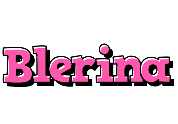 Blerina girlish logo