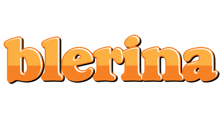 Blerina orange logo