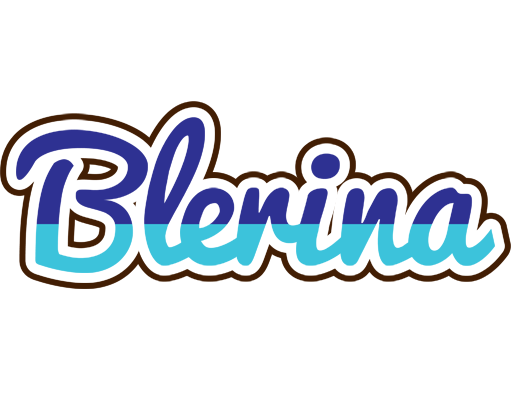 Blerina raining logo