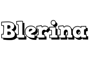 Blerina snowing logo