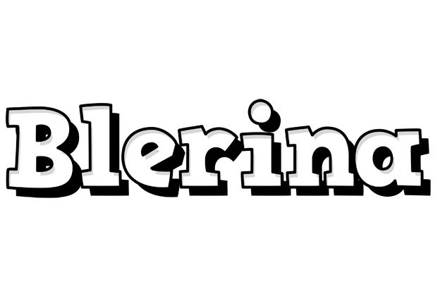 Blerina snowing logo