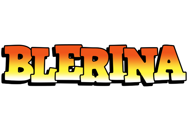 Blerina sunset logo