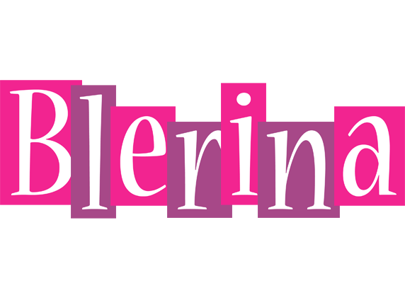 Blerina whine logo