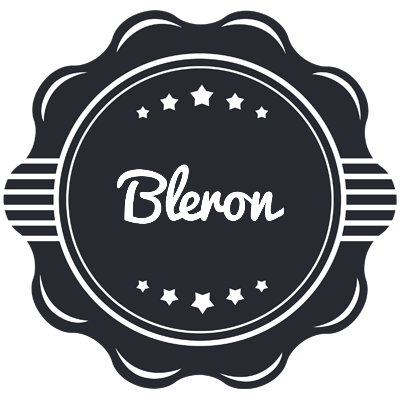 Bleron badge logo