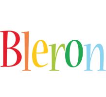 Bleron birthday logo