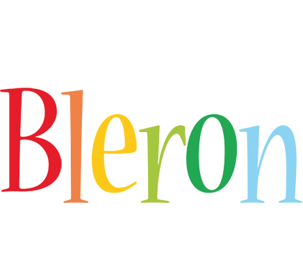 Bleron birthday logo