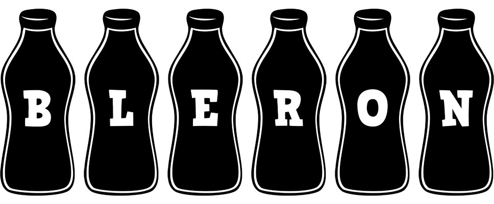Bleron bottle logo