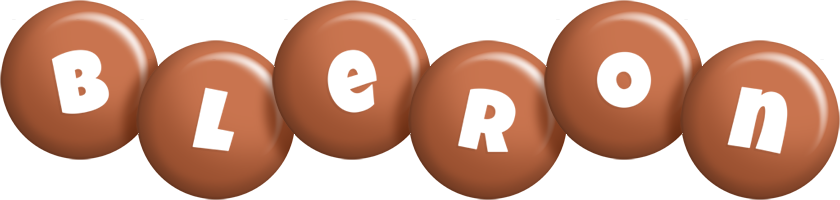 Bleron candy-brown logo