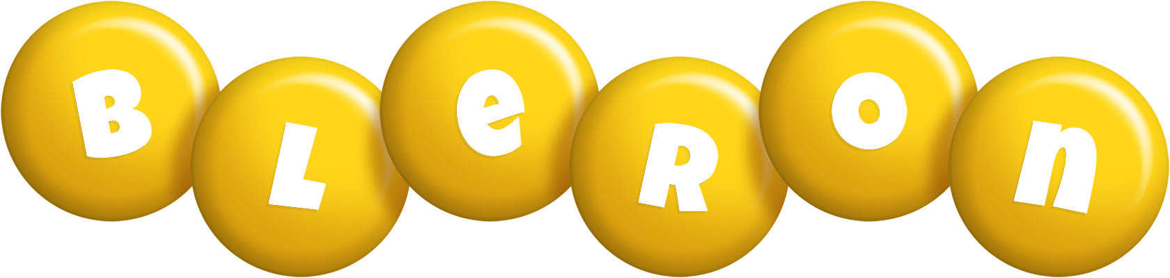 Bleron candy-yellow logo