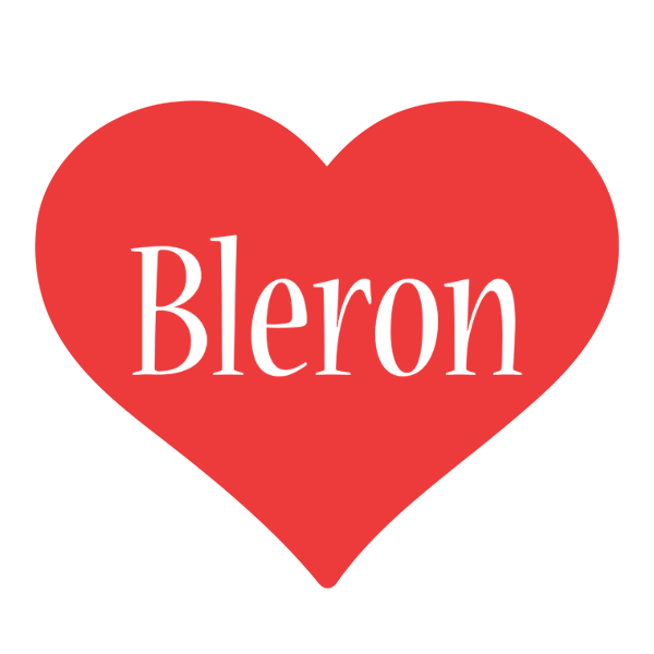 Bleron love logo