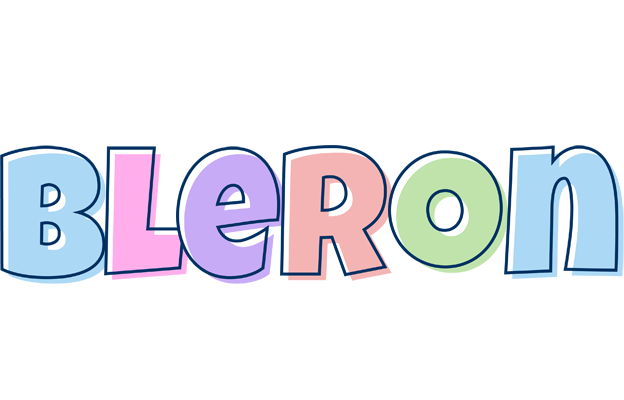 Bleron pastel logo