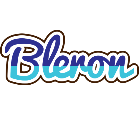 Bleron raining logo
