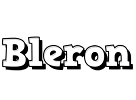 Bleron snowing logo