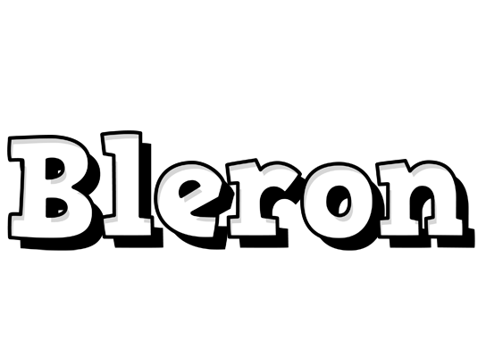 Bleron snowing logo