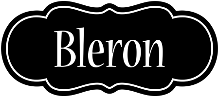 Bleron welcome logo