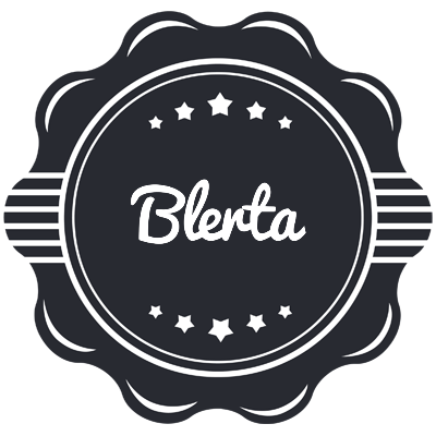 Blerta badge logo