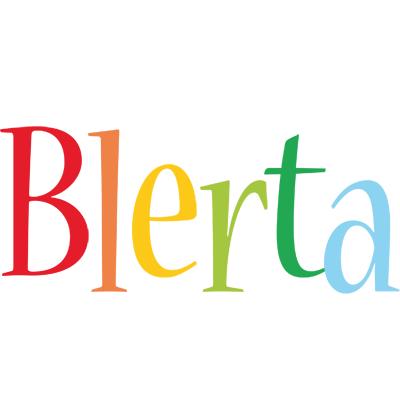 Blerta birthday logo