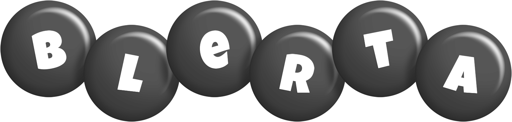 Blerta candy-black logo