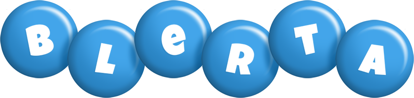 Blerta candy-blue logo