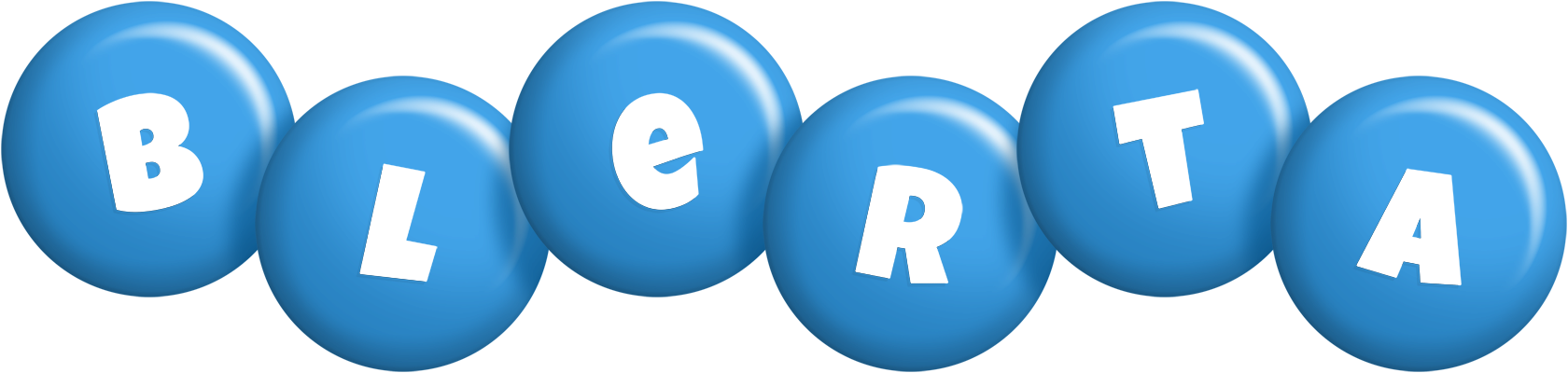 Blerta candy-blue logo