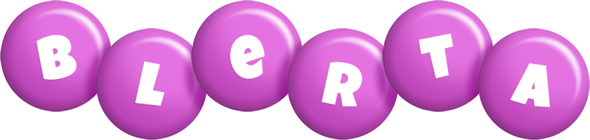 Blerta candy-purple logo